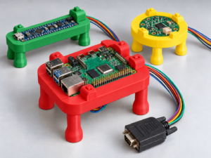 supporti 3d tricolori per pcb