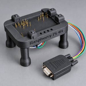 fixture raspberry pi 4b centrato in studio